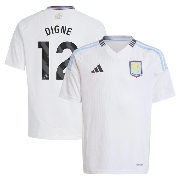 aston villa adidas away shirt 2024-25 – kids with digne 12 printing Collection | Official Aston Villa FC Gear Online