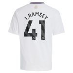 aston villa adidas away shirt 2024-25 – kids with j. ramsey 41 printing Collection | Official Aston Villa FC Gear Online