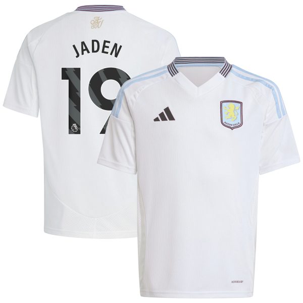 aston villa adidas away shirt 2024-25 – kids with jaden 19 printing Collection | Official Aston Villa FC Gear Online