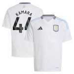 aston villa adidas away shirt 2024-25 – kids with kamara 44 printing Collection | Official Aston Villa FC Gear Online