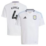 aston villa adidas away shirt 2024-25 – kids with konsa 4 printing Collection | Official Aston Villa FC Gear Online