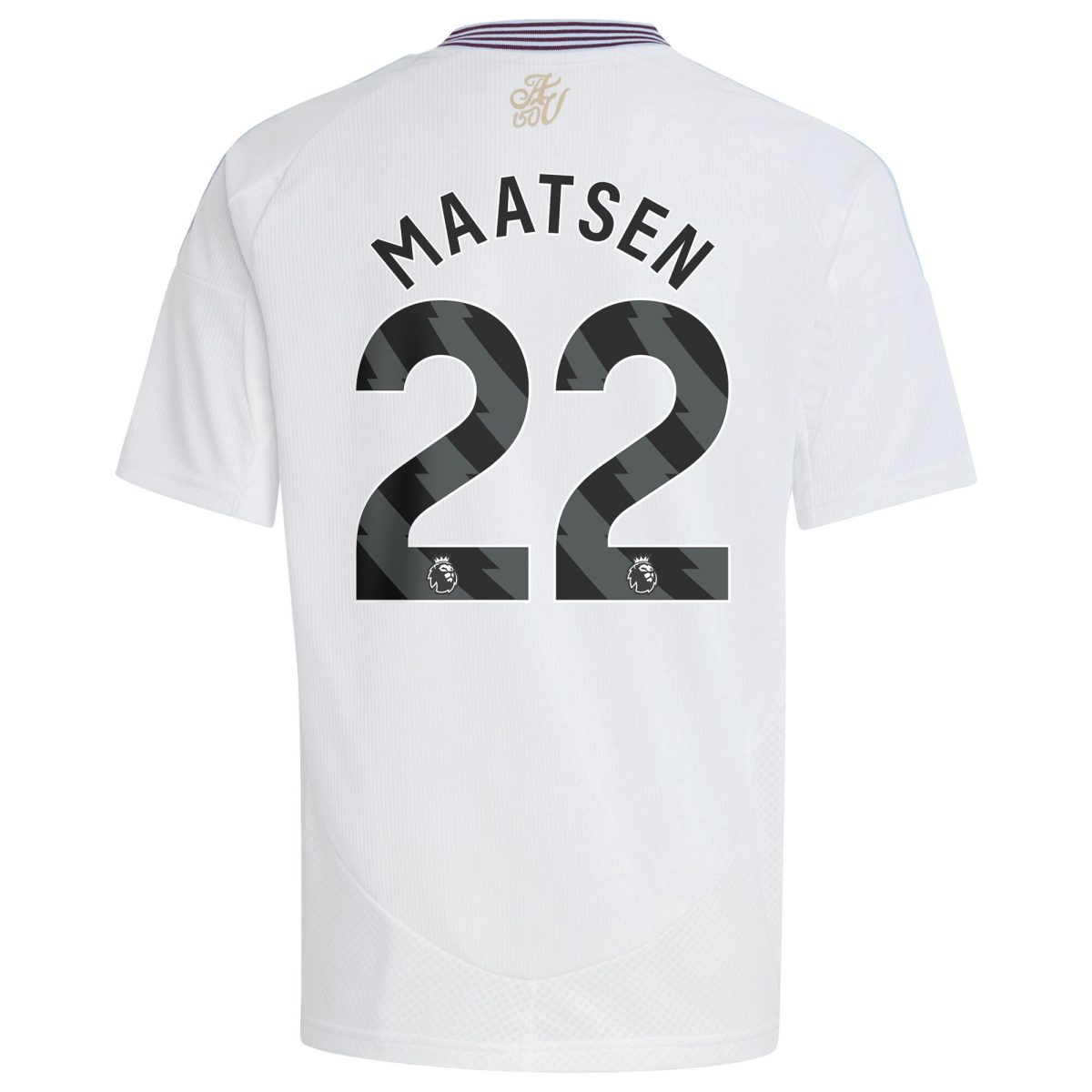 aston villa adidas away shirt 2024-25 – kids with maatsen 22 printing Collection | Official Aston Villa FC Gear Online