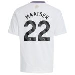 aston villa adidas away shirt 2024-25 – kids with maatsen 22 printing Collection | Official Aston Villa FC Gear Online