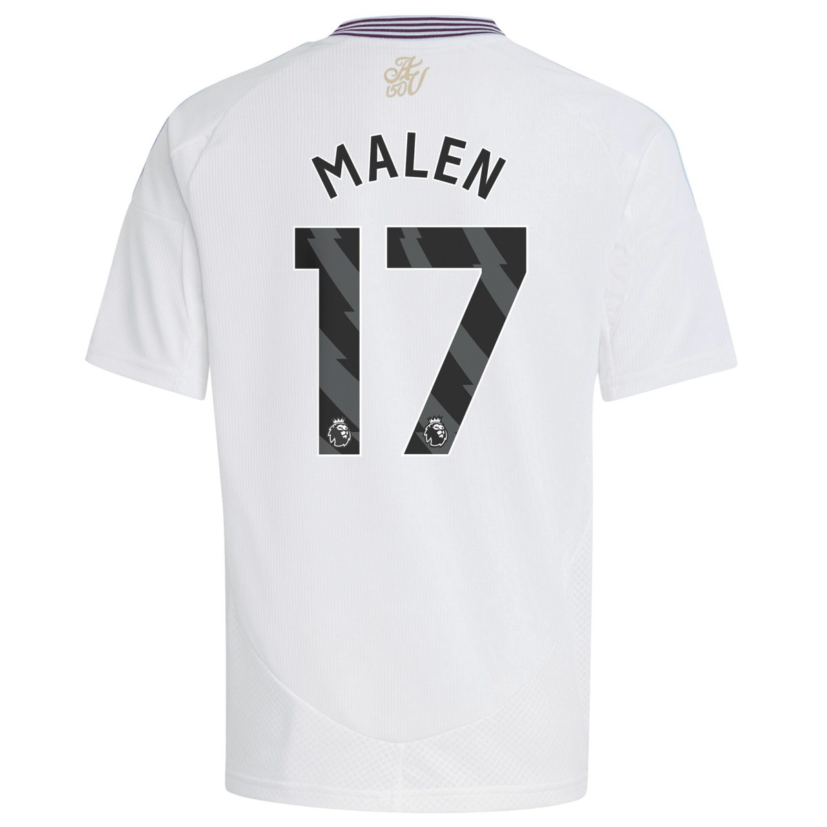 aston villa adidas away shirt 2024-25 – kids with malen 17 printing Collection | Official Aston Villa FC Gear Online