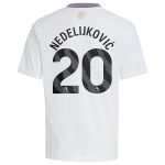 aston villa adidas away shirt 2024-25 – kids with nedeljković 20 printing Collection | Official Aston Villa FC Gear Online