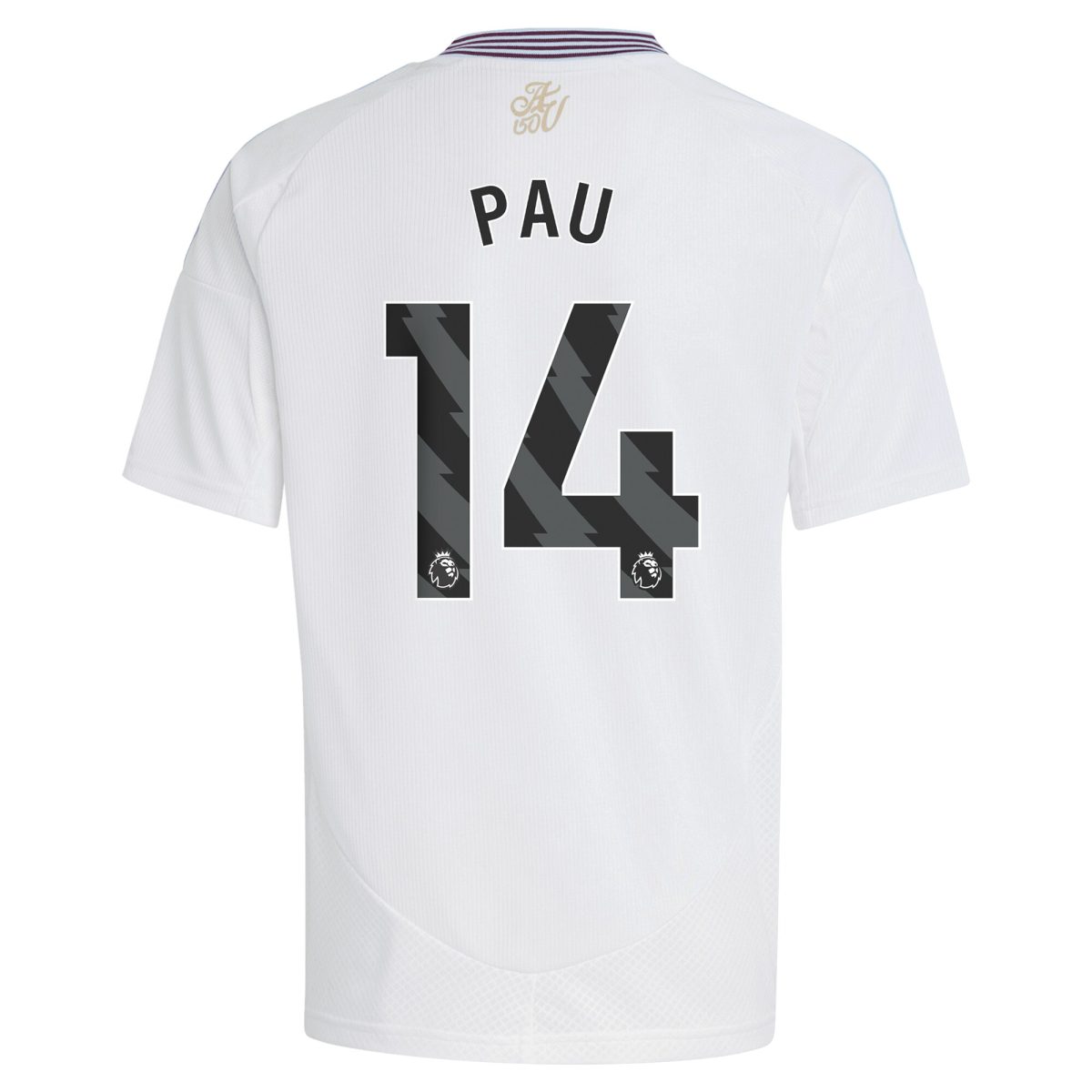 aston villa adidas away shirt 2024-25 – kids with pau 14 printing Collection | Official Aston Villa FC Gear Online