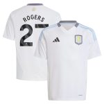aston villa adidas away shirt 2024-25 – kids with rogers 27 printing Collection | Official Aston Villa FC Gear Online