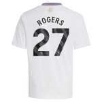aston villa adidas away shirt 2024-25 – kids with rogers 27 printing Collection | Official Aston Villa FC Gear Online