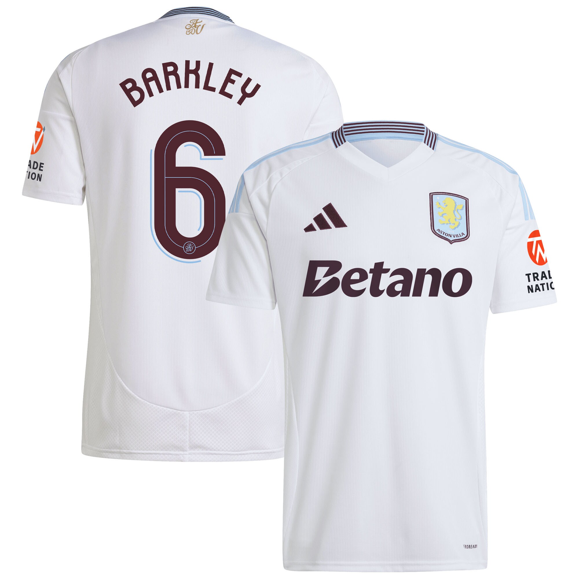aston villa adidas away shirt 2024-25 with barkley 6 cup printing Collection | Official Aston Villa FC Gear Online