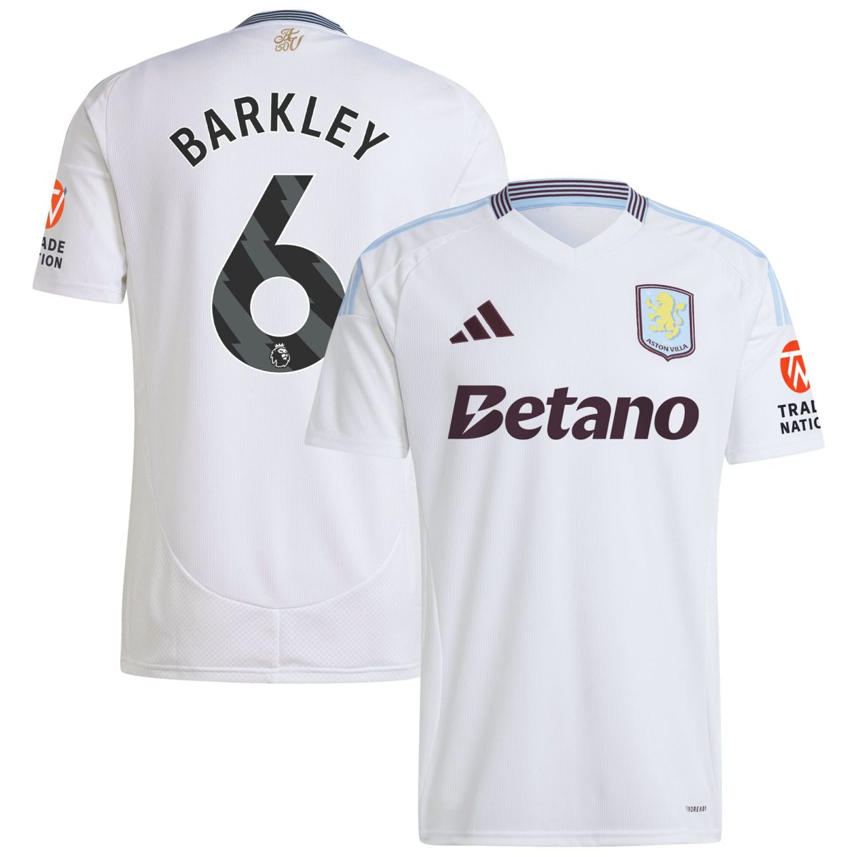 aston villa adidas away shirt 2024-25 with barkley 6 printing Collection | Official Aston Villa FC Gear Online