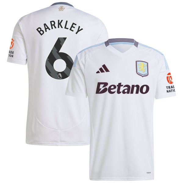aston villa adidas away shirt 2024-25 with barkley 6 printing Collection | Official Aston Villa FC Gear Online