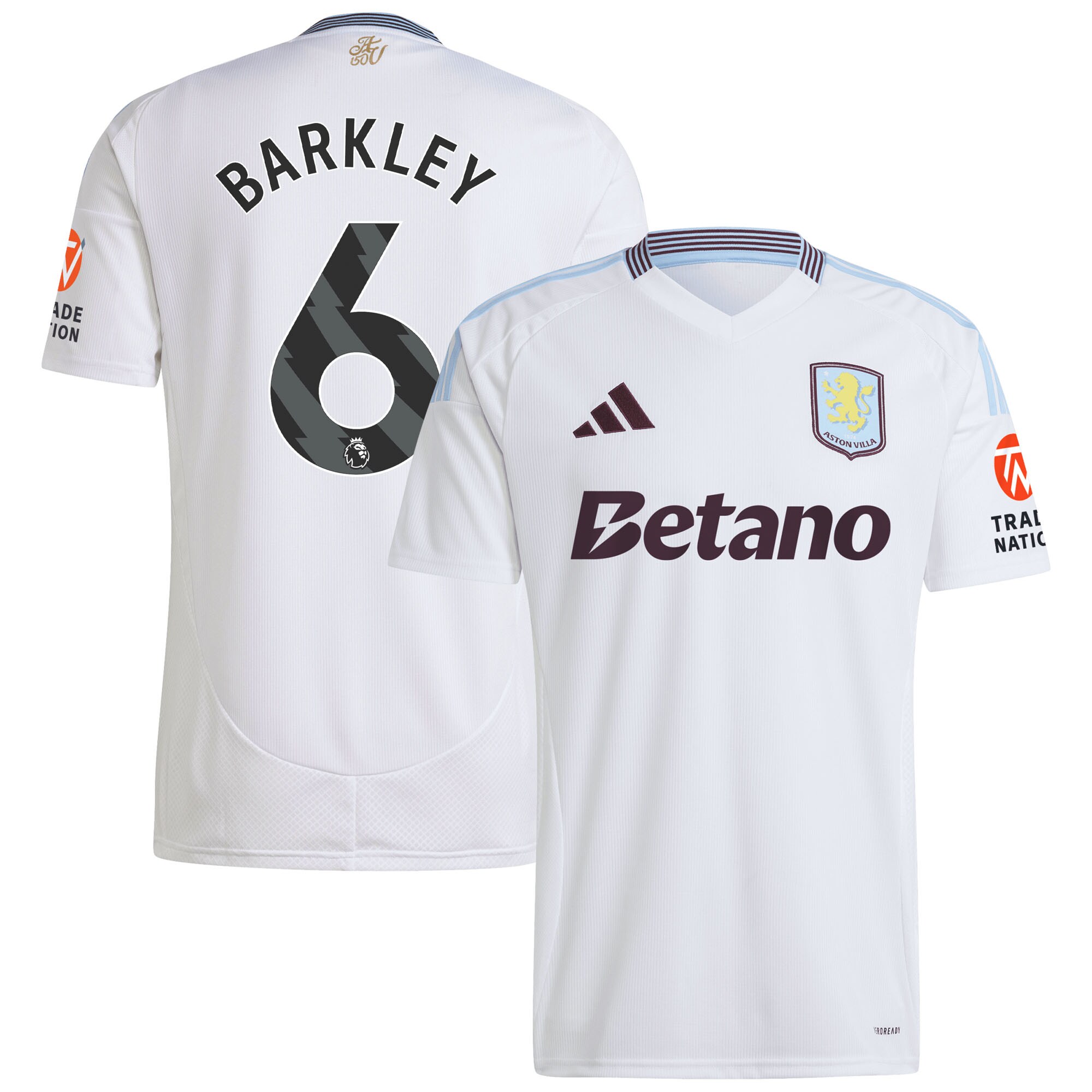 aston villa adidas away shirt 2024-25 with barkley 6 printing Collection | Official Aston Villa FC Gear Online
