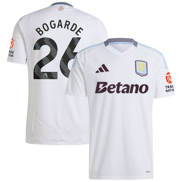 aston villa adidas away shirt 2024-25 with bogarde 26 printing Collection | Official Aston Villa FC Gear Online