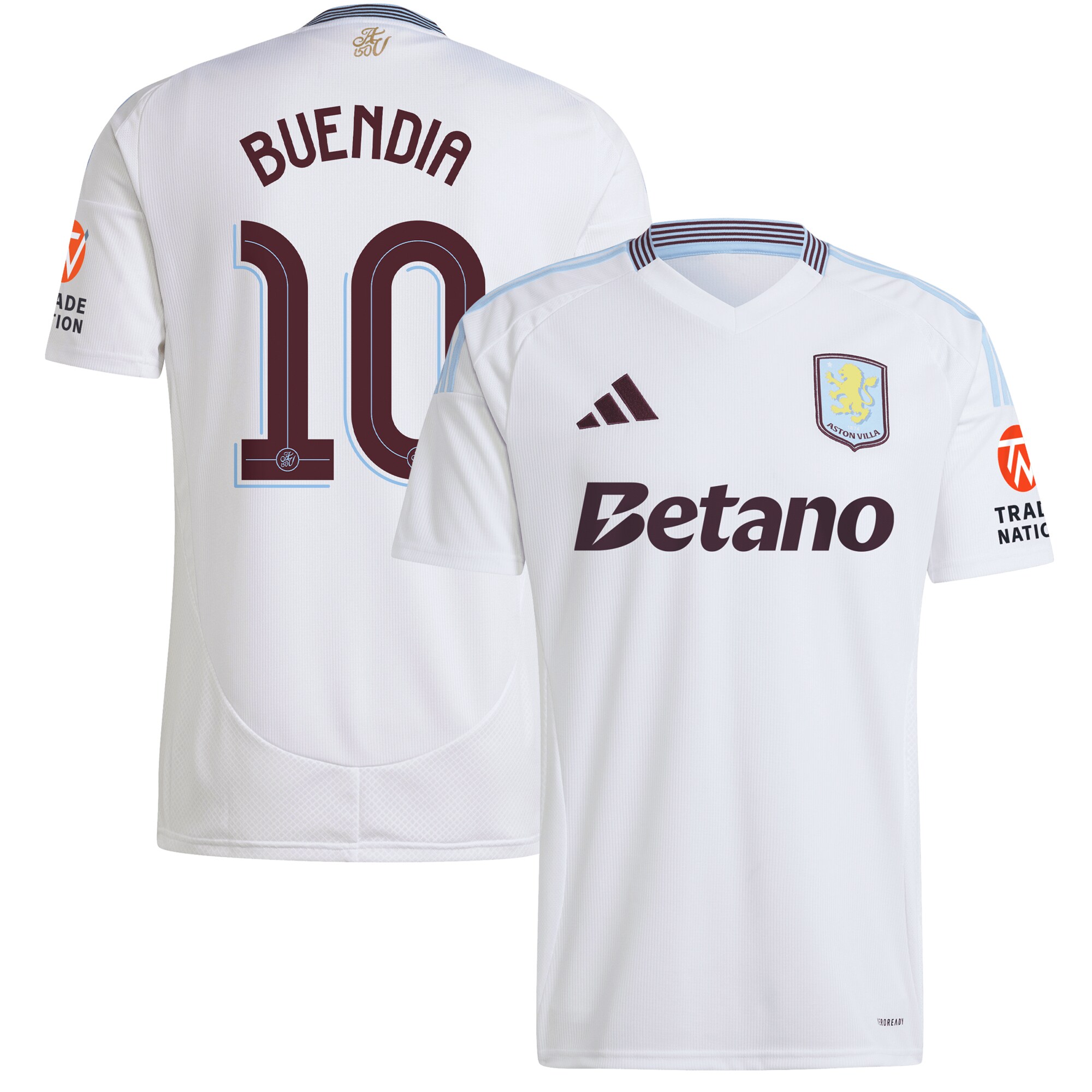 aston villa adidas away shirt 2024-25 with buendia 10 cup printing Collection | Official Aston Villa FC Gear Online