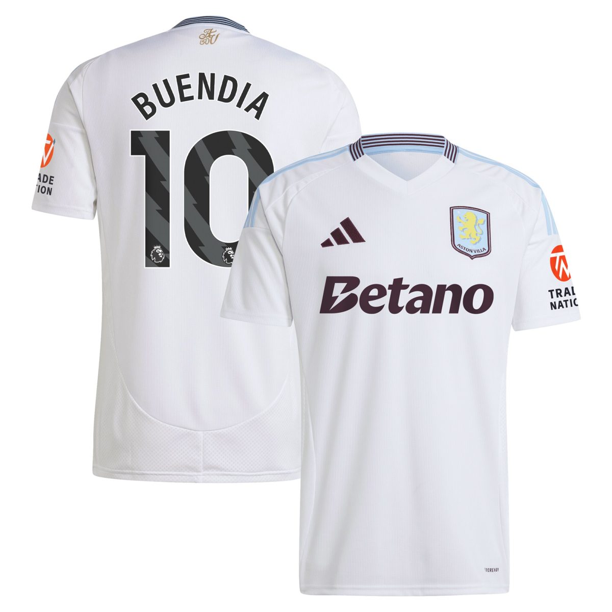 aston villa adidas away shirt 2024-25 with buendia 10 printing Collection | Official Aston Villa FC Gear Online