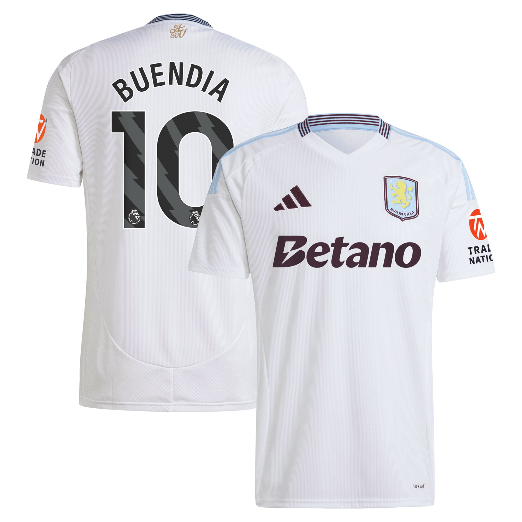 aston villa adidas away shirt 2024-25 with buendia 10 printing Collection | Official Aston Villa FC Gear Online