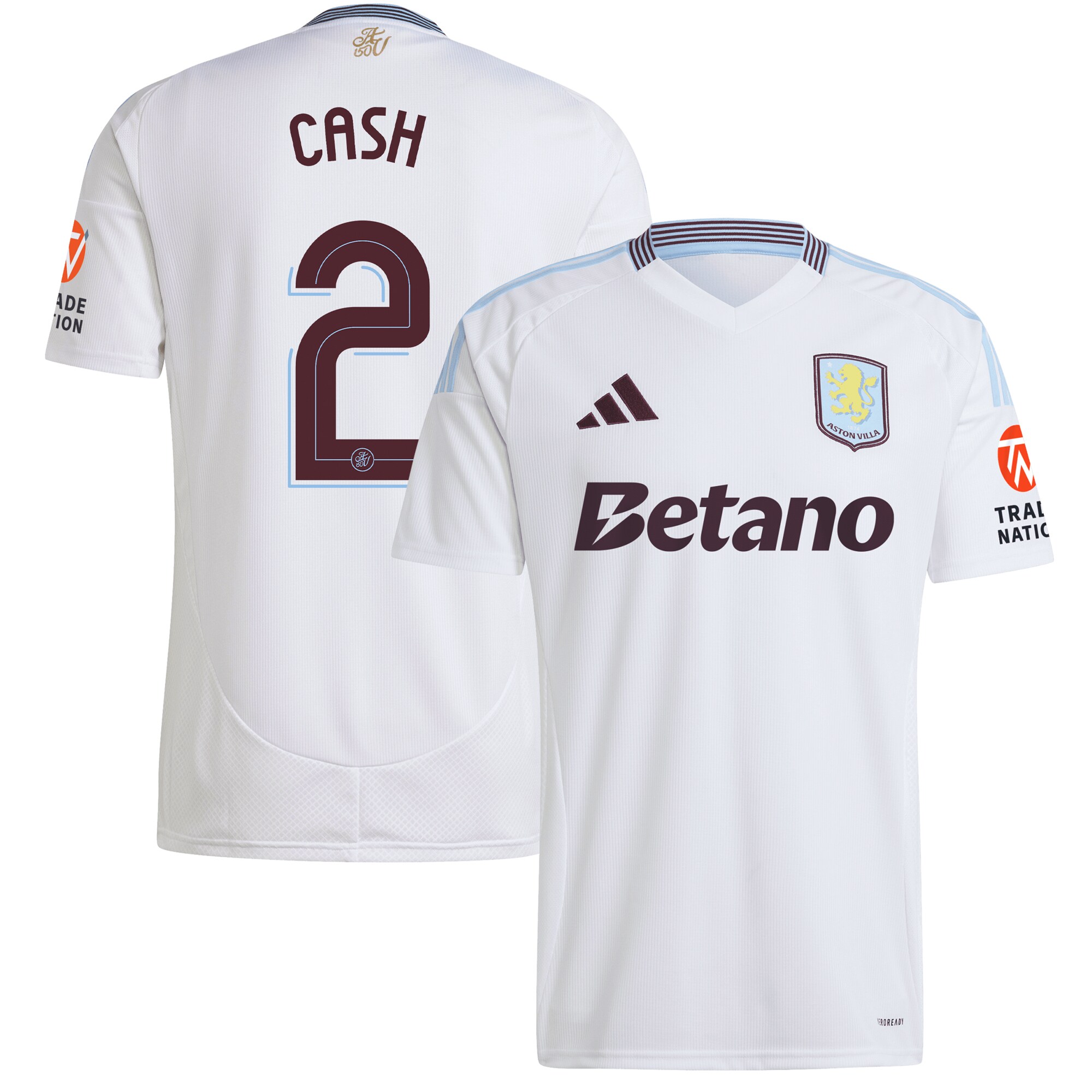 aston villa adidas away shirt 2024-25 with cash 2 cup printing Collection | Official Aston Villa FC Gear Online