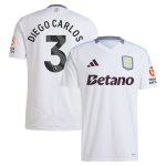 aston villa adidas away shirt 2024-25 with diego carlos 3 printing Collection | Official Aston Villa FC Gear Online