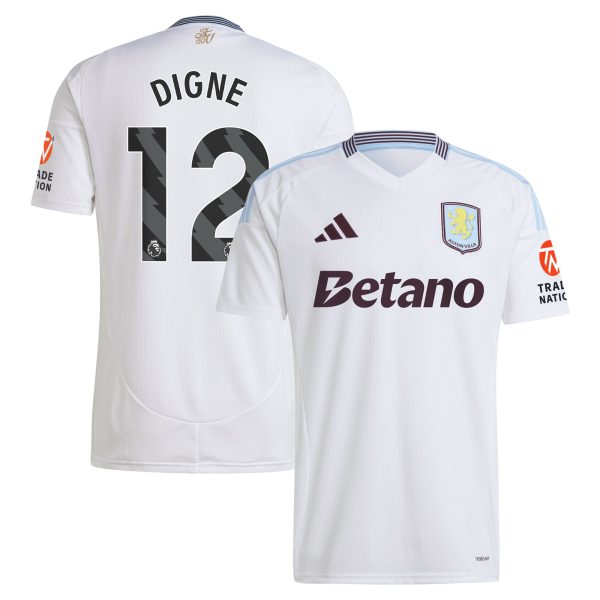 aston villa adidas away shirt 2024-25 with digne 12 printing Collection | Official Aston Villa FC Gear Online