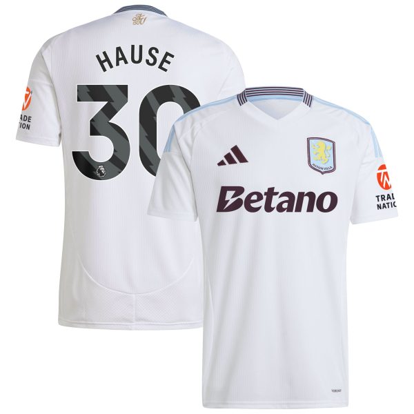 aston villa adidas away shirt 2024-25 with hause 30 printing Collection | Official Aston Villa FC Gear Online