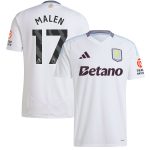 aston villa adidas away shirt 2024-25 with malen 17 printing Collection | Official Aston Villa FC Gear Online