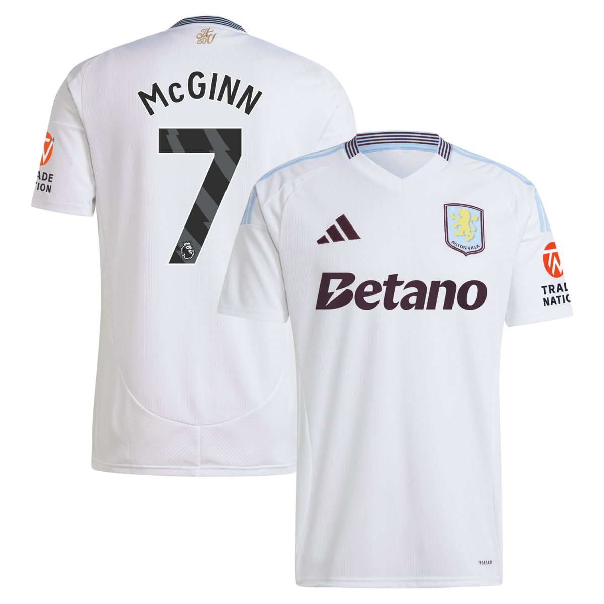 aston villa adidas away shirt 2024-25 with mcginn 7 printing Collection | Official Aston Villa FC Gear Online