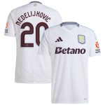 aston villa adidas away shirt 2024-25 with nedeljković 20 cup printing Collection | Official Aston Villa FC Gear Online