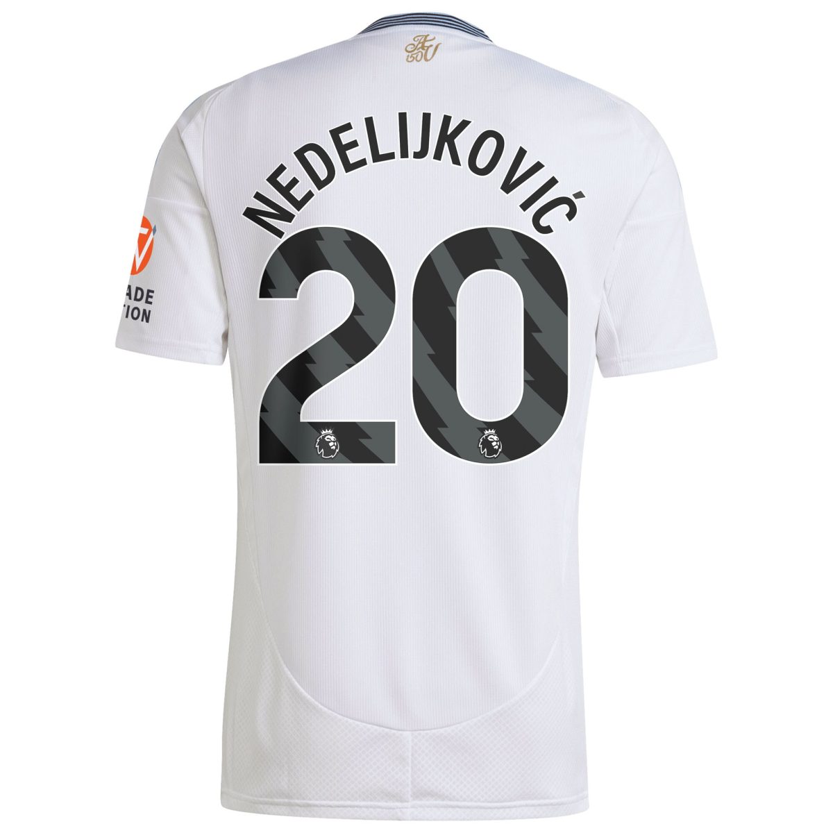 aston villa adidas away shirt 2024-25 with nedeljković 20 printing Collection | Official Aston Villa FC Gear Online