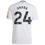aston villa adidas away shirt 2024-25 with onana 24 printing Collection | Official Aston Villa FC Gear Online
