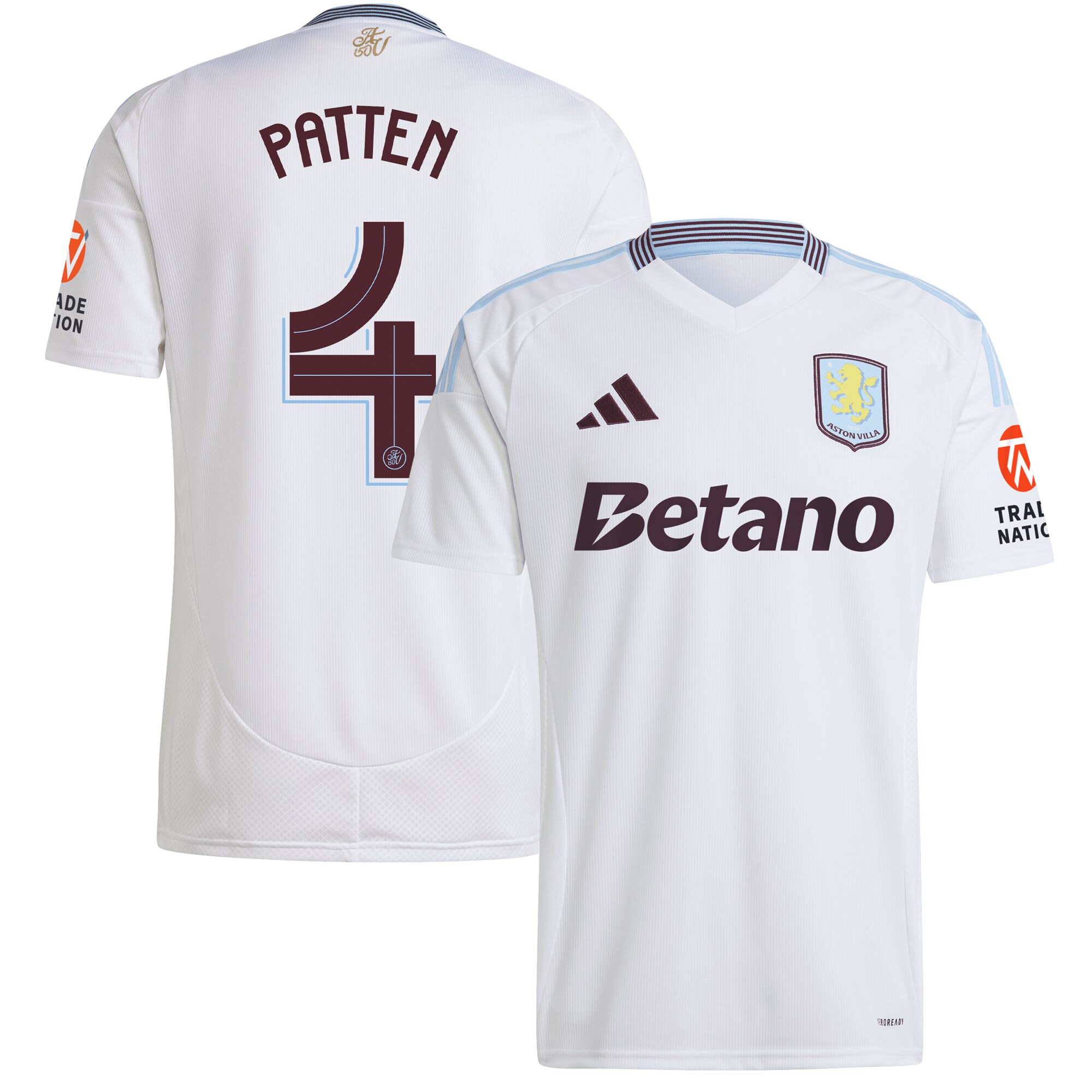 aston villa adidas away shirt 2024-25 with patten 4 cup printing Collection | Official Aston Villa FC Gear Online