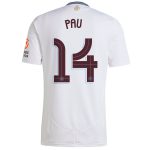aston villa adidas away shirt 2024-25 with pau 14 cup printing Collection | Official Aston Villa FC Gear Online