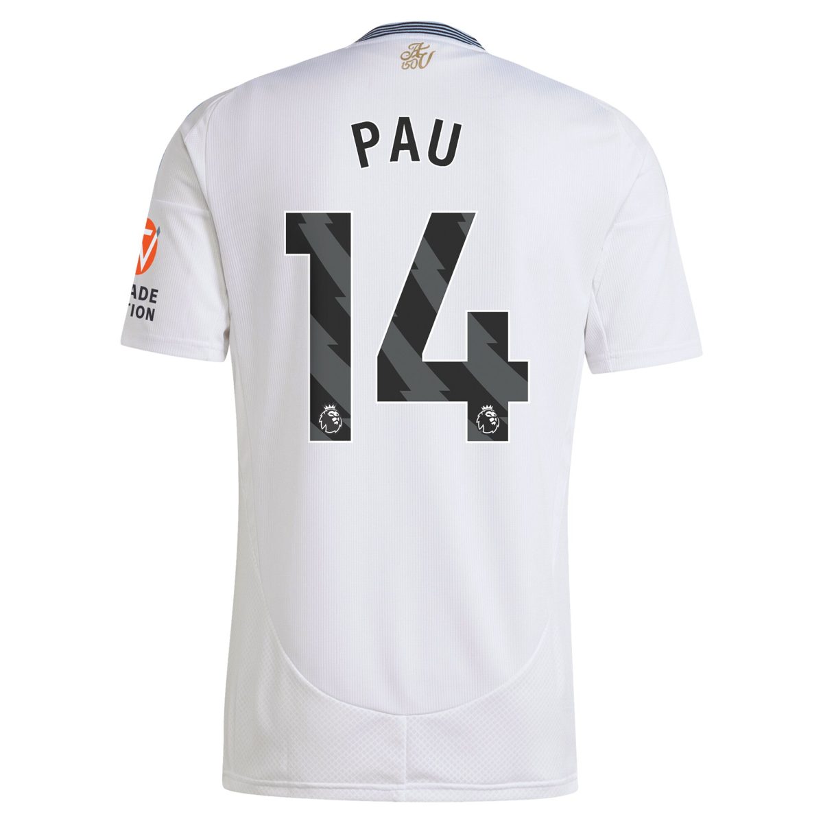 aston villa adidas away shirt 2024-25 with pau 14 printing Collection | Official Aston Villa FC Gear Online