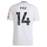 aston villa adidas away shirt 2024-25 with pau 14 printing Collection | Official Aston Villa FC Gear Online