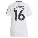aston villa adidas away shirt 2024-25 – womens with a.garcía 16 printing Collection | Official Aston Villa FC Gear Online