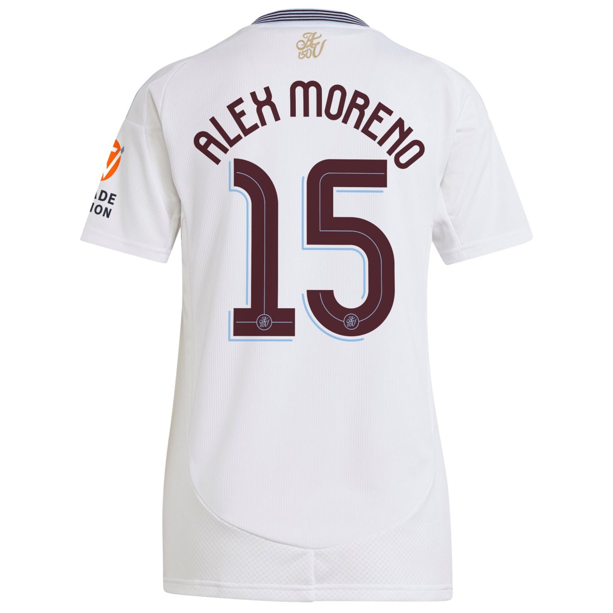 aston villa adidas away shirt 2024-25 – womens with alex moreno 15 cup printing Collection | Official Aston Villa FC Gear Online