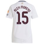 aston villa adidas away shirt 2024-25 – womens with alex moreno 15 cup printing Collection | Official Aston Villa FC Gear Online