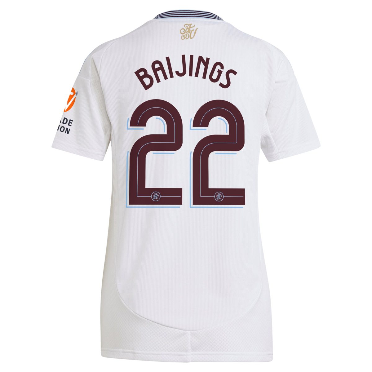 aston villa adidas away shirt 2024-25 – womens with baijings 22 cup printing Collection | Official Aston Villa FC Gear Online