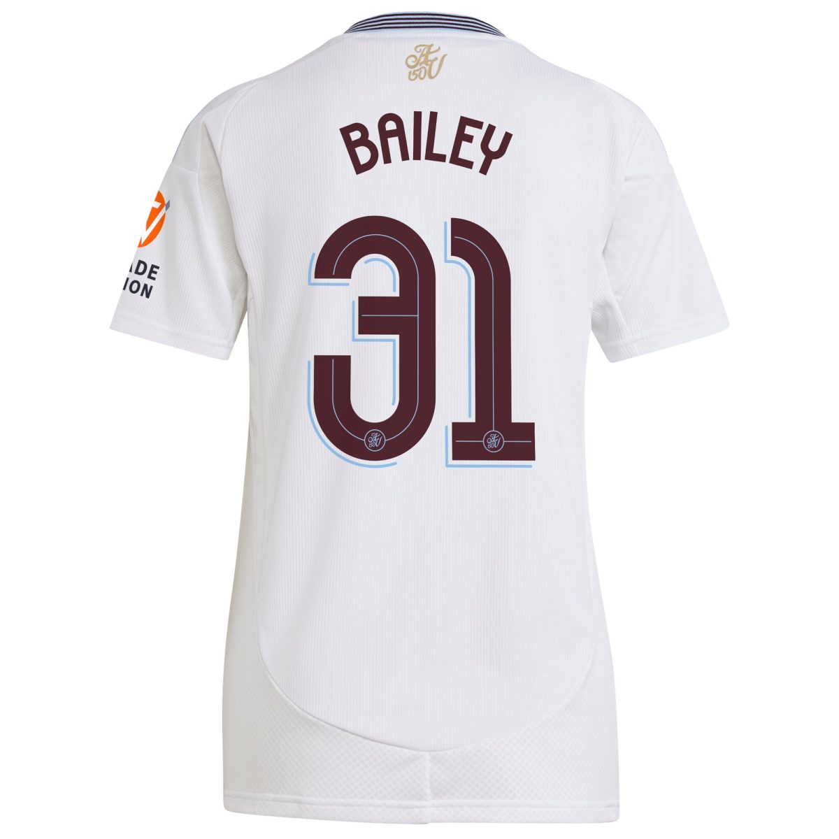 aston villa adidas away shirt 2024-25 – womens with bailey 31 cup printing Collection | Official Aston Villa FC Gear Online