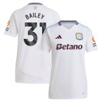 aston villa adidas away shirt 2024-25 – womens with bailey 31 printing Collection | Official Aston Villa FC Gear Online