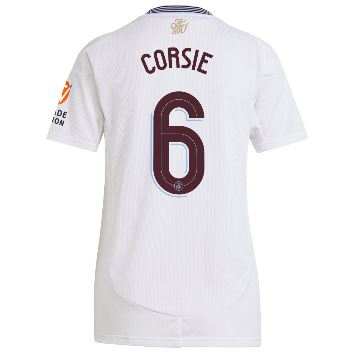 aston villa adidas away shirt 2024-25 – womens with corsie 6 cup printing Collection | Official Aston Villa FC Gear Online