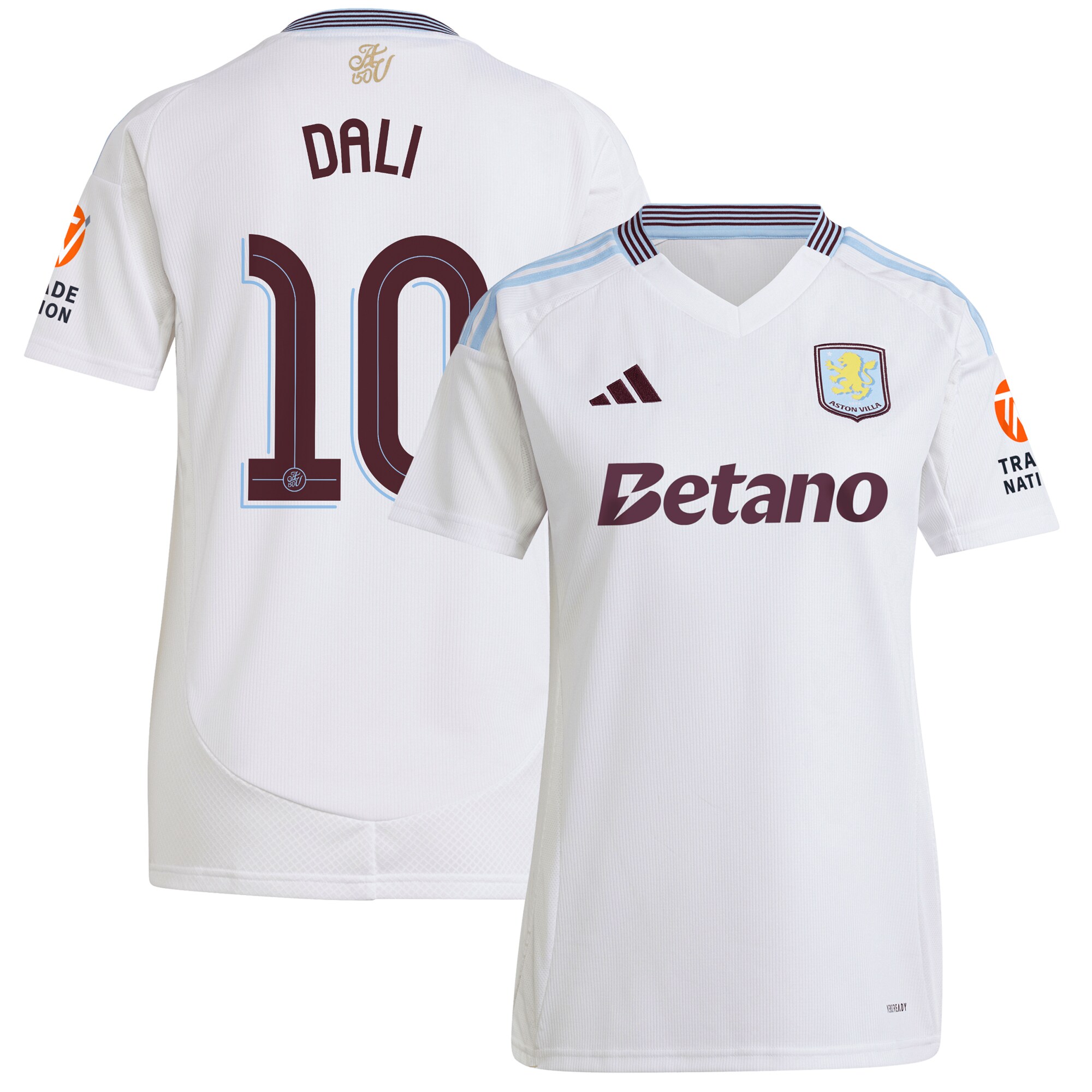 aston villa adidas away shirt 2024-25 – womens with dali 10 cup printing Collection | Official Aston Villa FC Gear Online
