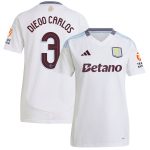 aston villa adidas away shirt 2024-25 – womens with diego carlos 3 cup printing Collection | Official Aston Villa FC Gear Online