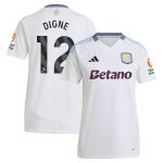aston villa adidas away shirt 2024-25 – womens with digne 12 printing Collection | Official Aston Villa FC Gear Online