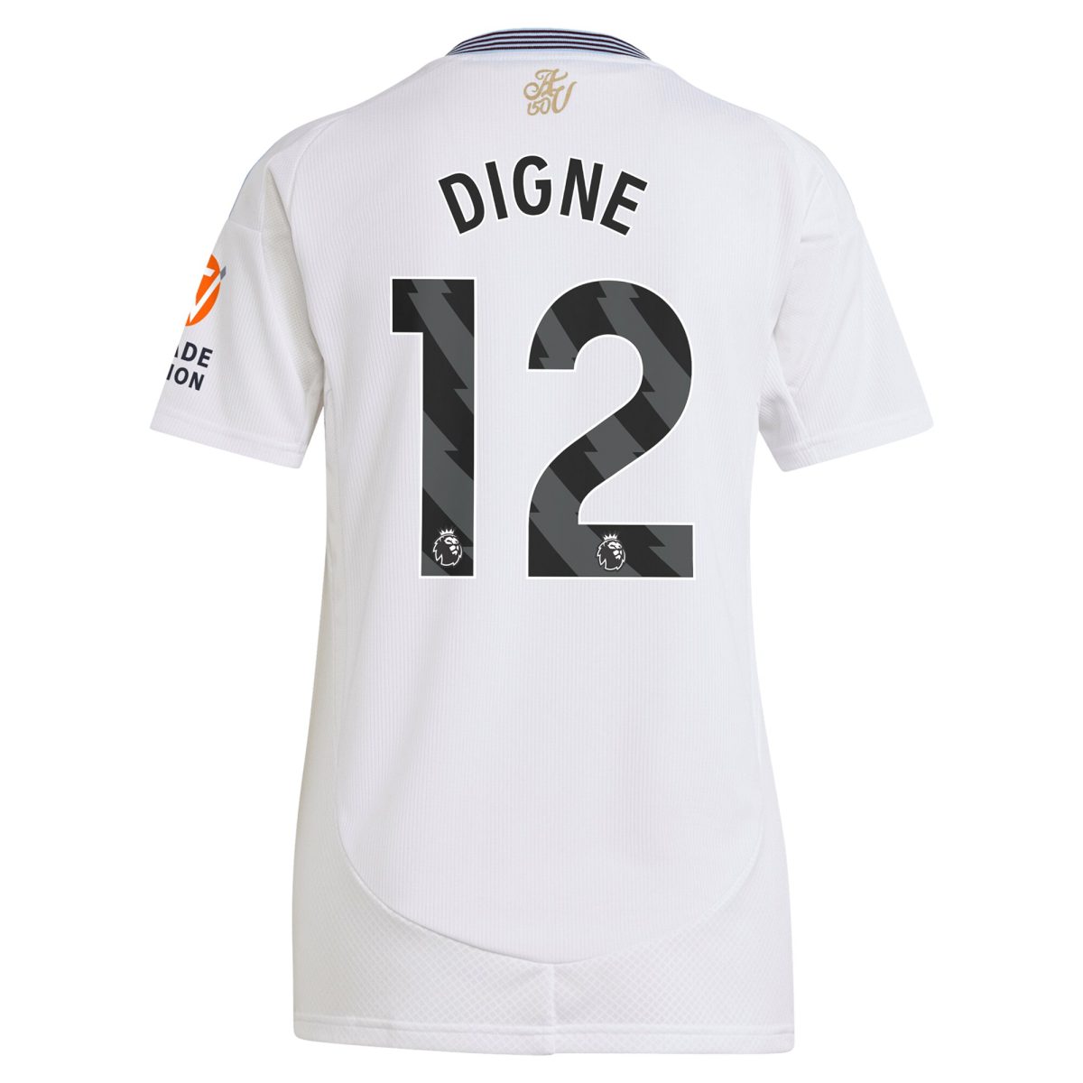 aston villa adidas away shirt 2024-25 – womens with digne 12 printing Collection | Official Aston Villa FC Gear Online