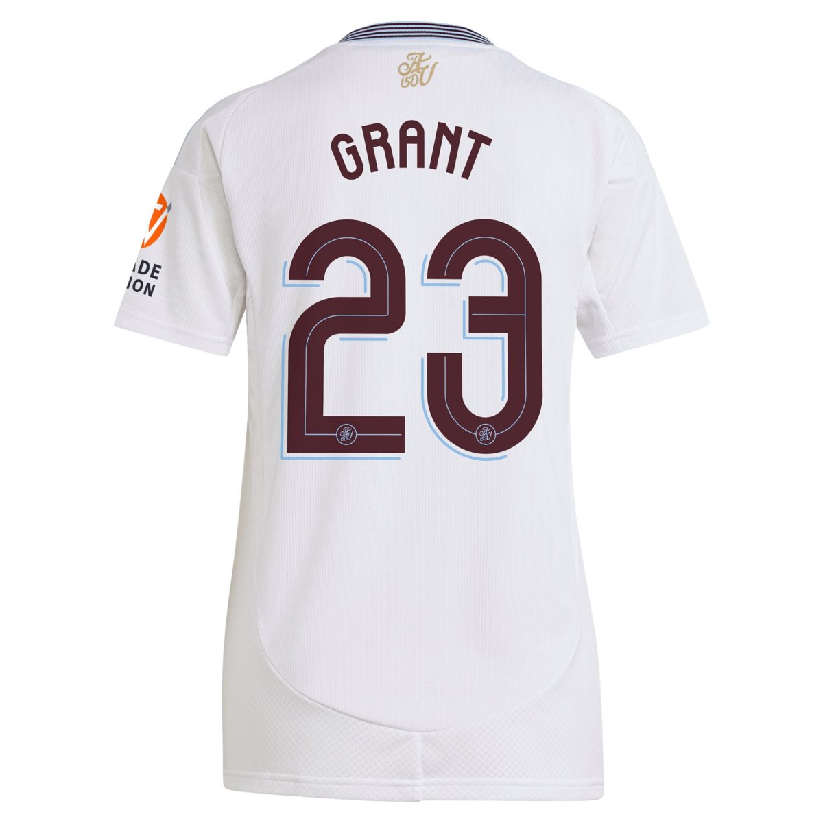 aston villa adidas away shirt 2024-25 – womens with grant 23 cup printing Collection | Official Aston Villa FC Gear Online
