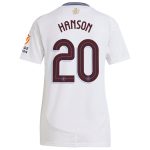 aston villa adidas away shirt 2024-25 – womens with hanson 20 cup printing Collection | Official Aston Villa FC Gear Online