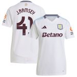 aston villa adidas away shirt 2024-25 – womens with j. ramsey 41 cup printing Collection | Official Aston Villa FC Gear Online