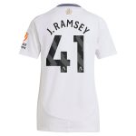 aston villa adidas away shirt 2024-25 – womens with j. ramsey 41 printing Collection | Official Aston Villa FC Gear Online