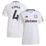 aston villa adidas away shirt 2024-25 – womens with konsa 4 printing Collection | Official Aston Villa FC Gear Online