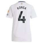 aston villa adidas away shirt 2024-25 – womens with konsa 4 printing Collection | Official Aston Villa FC Gear Online